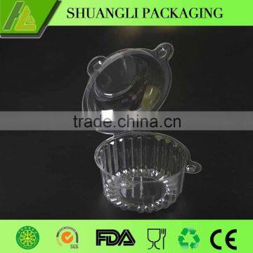 Clear transparent cheap disposable plastic cake containers