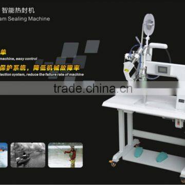 hot melt raincoat seam sealing machine, diving suit sewing machine