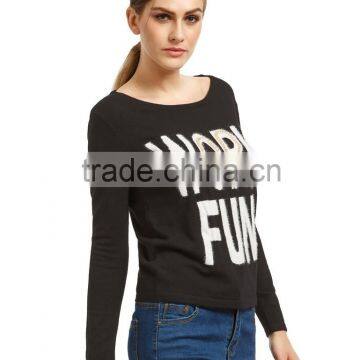Fashion Big Letter Women Knit Sweater Wholesale China Supplier's Choice photo-3