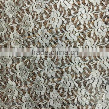 jacquard lace fabric changle knitting factory whosale lace dress fabric