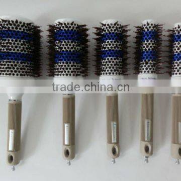 Natural Boar Bristle Ceramic Hair Brush