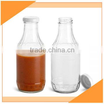 Sauce Packaging Clear Glass Bottle