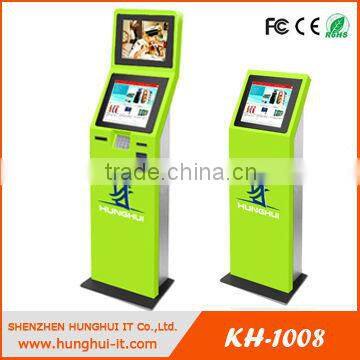 Retail / Ordering Attendance Multi - Media Dual Screen Kiosk With Touch Screen