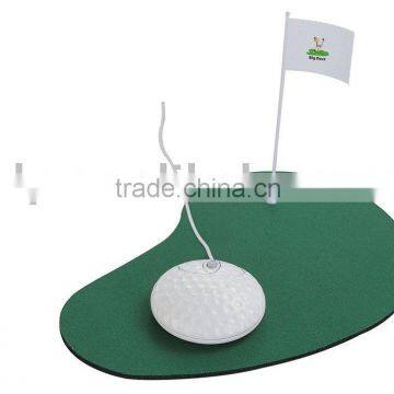 Golf Optical Mouse, with mouse pad, flag and so on