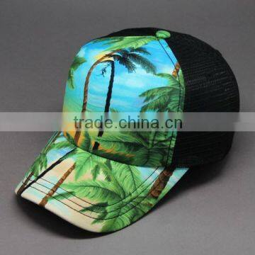 2015 FASHION NEWEST STYLE PRINTING 5 PANEL TRUCKER CAP