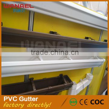 Guangzhou Factory Direct Selling Price Roof Rain PVC Gutter System