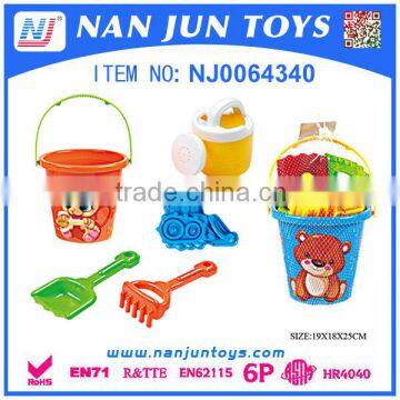 Plastic hot summer sand beach toy set