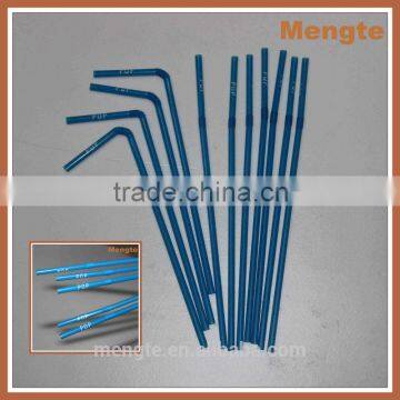 high quality bendy plastic straw with logo printed manufacturer