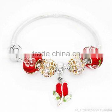 Wholesale 925 Silver charms Bracelet SSCP049