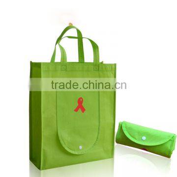 Foldable tote shopping non woven bag accept custom non woven fabrics bag