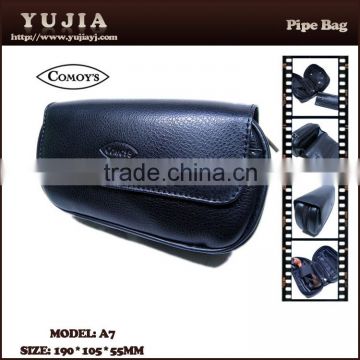 Guangzhou yujia genuine leather smoking pipe bag A7