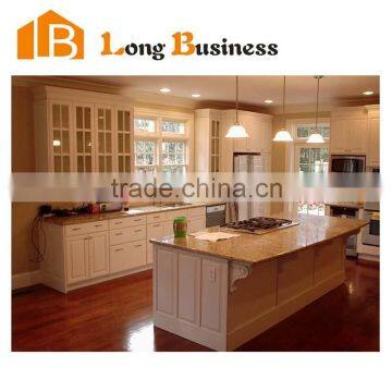 LB-JL1189 Hot Sale Classic Villa Priority solid wood kitchen cabinets