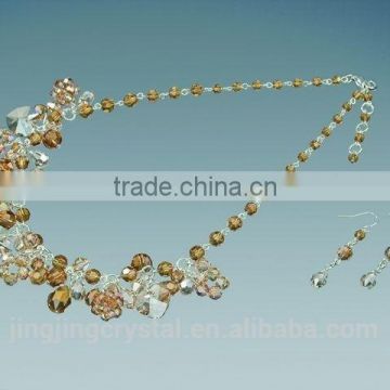 2016 New design golden jewelry crystal jewelry set                        
                                                                                Supplier's Choice