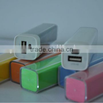 Fashion 2000mah aa battery power bank for iphone ,ipad ,mp4,mp5