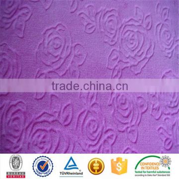 deep three dimensional embossed fabric 3D embossed velvet fabric