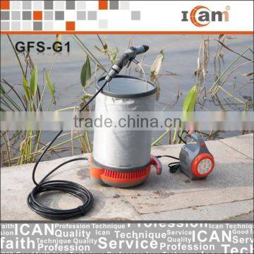 GFS-G1-mobile car cleaning equipment with 15L folding bucket