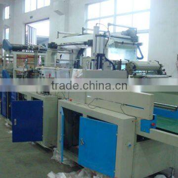 SHXJ-E800 Series Full Automatic T-shirt Hot Sealing Cold Cutting Bag Making Machine