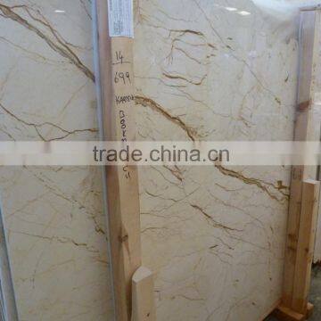 Sofita Gold Beige Marble Slabs Tiles and Blocks Supplier From Turkey