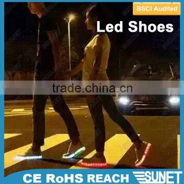 2016 new product LED USB Charge led light kids shoes