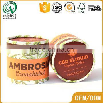 Innovative Colorful Printed Customized Pretty Recycled Paper Cans Cosmetics Paper Cans