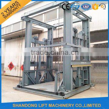 Warehouse Hydraulic Cargo Lift Table Elevator Lift Guide Rail