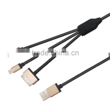 All in one date/charge cable for Sam sung,micro USB,Iphone6 data cable