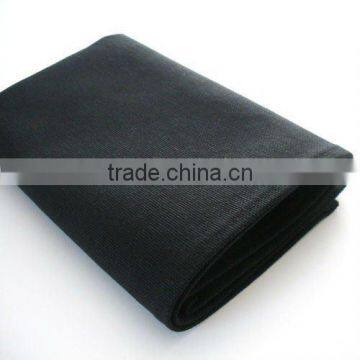 Black 100%cotton plain dinner napkin/ table linen napkins