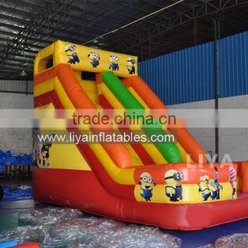 EN14960 New designed inflatable slide with obstacle,inflatable obstacle slide