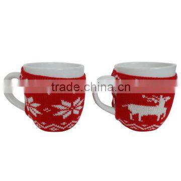 various Christmas stoneware mug with special acrylique