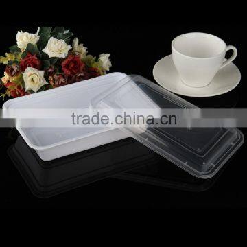 800ml Stackable Disposable Microwave Safe and Freezer Plastic Food Container With Clear Lid photo-4