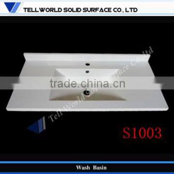 TW Top quality solid surface toilet hand wash basins / stone wash basin