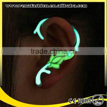 fluorescent frog japanese initial women fashion earrings