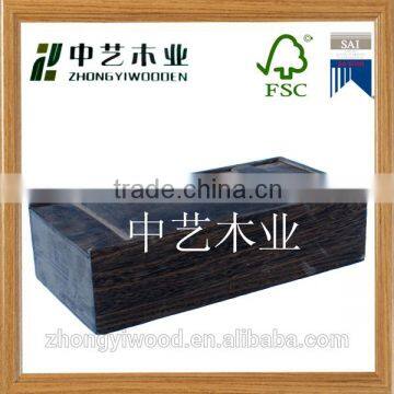 Trade assurance wholesale high quality custom hot sale wood wine box with sliding top