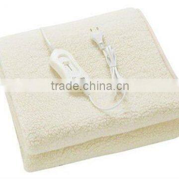 single synthetic wool heating blanket for bed