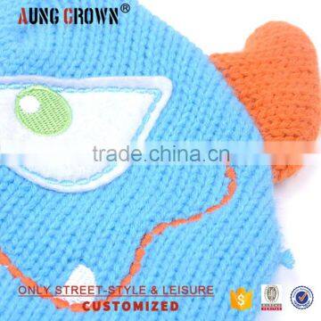 Warm Acrylic Children Beanie Knitting Cap photo-2