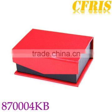 Wholesale fancy red cufflink box