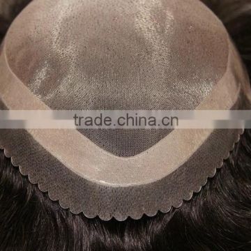 soft and smooth men hair toupee