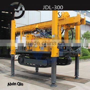 JDL-300 DTH percussion drilling rig water-air multipurpose crawler drilling machine