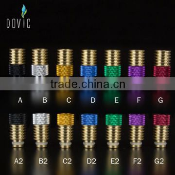 Beautiful drip tips aluminum + brass