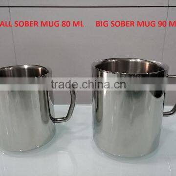 Stainless Steel Double Wall Big Sober Mug