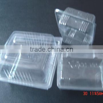 Plastic food tray/disposable cake tray/disposable bread tray