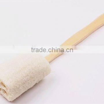 Natural loofah bath scrubber