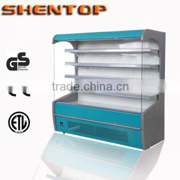 Shentop 2014 Commercial Supermarket Open Upright Display Freezer Vertical Curtain Display Type Freezer STLFG-C1