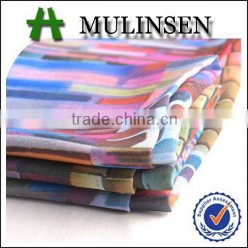 Shaoxing Mulinsen manufacturer digital printing chiffon fabric for scarf