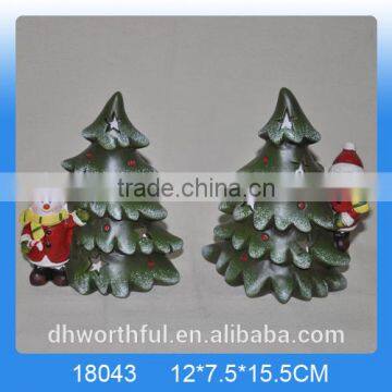 Ceramic decoration ceramic christmas trees figurine