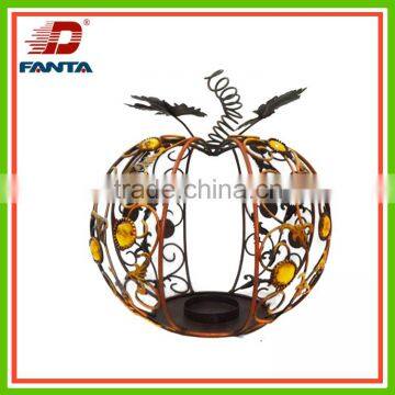 Home decorative pumpkin tealight metal candle holder