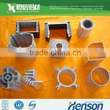 Different kinds of aluminium profiles