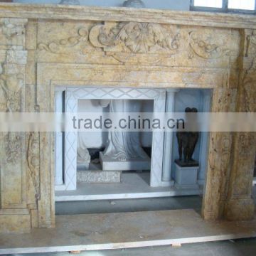 marble fireplace