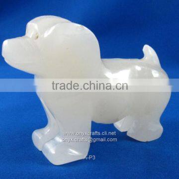 Onyx Dog Figure in cheap price