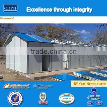 easy constructure design for modern prefab home for Asia and Africa